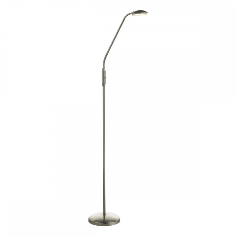 Table & Floor Lamp - Aria - LED Satin Chrome Floor Lamp Wisebuys-ARI5546 - Aria - LED Satin Chrome Floor Lamp