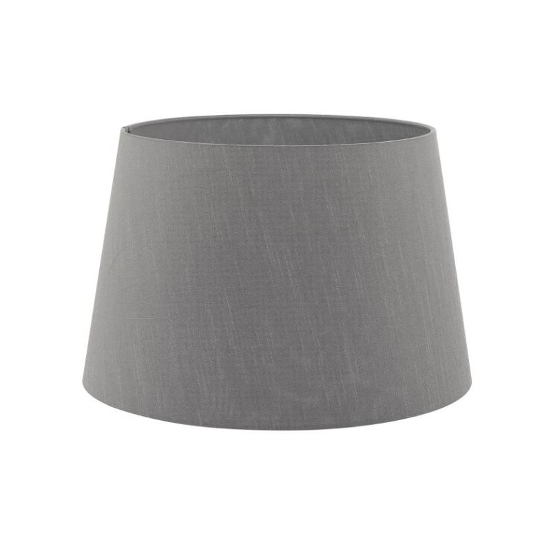 Dar-CEZ1839 - Cezanne - Shade Only - 45 cm Grey Faux Silk Shade