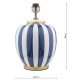 Dar-CIR4223 - Circus - Base Only - Blue & White Ceramic Table Lamp
