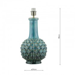Edlyn - Base Only - Blue Reactive Glaze Table Lamp Edlyn - Base Only - Blue Reactive Glaze Table Lamp