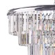Dar-EUL1250 - Eulalia - Polished Nickel 12 Light Chandelier with Crystal