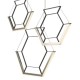 Kitchen Lights - Hexagon - LED Black Hexagon 3 Light Bar Cluster Pendant Dar-HEX0322 - Hexagon - LED Black Hexagon 3 Light Bar Cluster Pendant