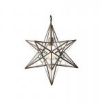 Ilario - Antique Brass Star Pendant - Big Ilario - Antique Brass Star Pendant - Big
