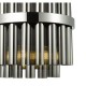 Dar-IMA0950 - Imani - Chrome 2 Light Wall Lamp with Smoked Ribbed Glass