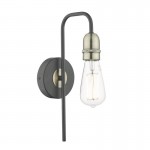 Kiefer - Antique Brass & Black Wall Lamp Kiefer - Antique Brass & Black Wall Lamp