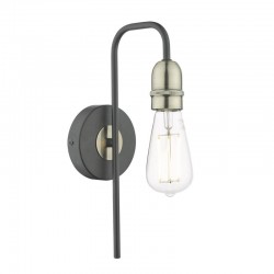 Kiefer - Antique Brass & Black Wall Lamp Kiefer - Antique Brass & Black Wall Lamp