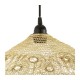 Accessories - Kiki - Swirl and Looped Gold Shade for Hanging Pendant Dar-KIK6535 - Kiki - Swirl and Looped Gold Shade for Hanging Pendant