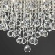 Crystal & Acrylic - Matrix - Crystal with Chrome 9 Light Ceiling Lamp Dar-MAT1350 - Matrix - Crystal with Chrome 9 Light Ceiling Lamp