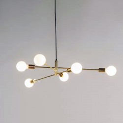 Alana - Adjustable Polished Gold 6 Light Centre Fitting Alana - Adjustable Polished Gold 6 Light Centre Fitting
