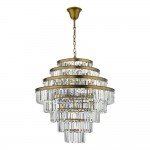 Rhapsody - Bronze 12 Light Chandelier with Crystal