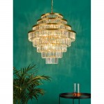 Rhapsody - Bronze 12 Light Chandelier with Crystal