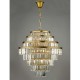 Dar-RHA1263 - Rhapsody - Bronze 12 Light Chandelier with Crystal