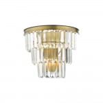 Rhapsody - Bronze 3 Light Wall Lamp with Crystal