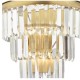 Dar-RHA3063 - Rhapsody - Bronze 3 Light Wall Lamp with Crystal