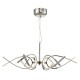 Commercial - Tetra - LED Polished Chrome 6 Light Hanging Pendant Dar-TET0650 - Tetra - LED Polished Chrome 6 Light Hanging Pendant