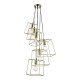 Ceiling Lights - Tower - Polished Gold 6 Light Cluster Pendant Dar-TOW0635 - Tower - Polished Gold 6 Light Cluster Pendant