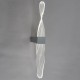 Commercial - Twist - LED Twist Acrylic & Silver Wall Lamp Dar-TWI0732 - Twist - LED Twist Acrylic & Silver Wall Lamp