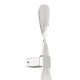 Commercial - Twist - LED Twist Acrylic & Silver Wall Lamp Dar-TWI0732 - Twist - LED Twist Acrylic & Silver Wall Lamp