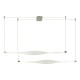 Kitchen Lights - Twist - LED Twist Acrylic & Silver 2 Light over Island Fitting Dar-TWI6232 - Twist - LED Twist Acrylic & Silver 2 Light over Island Fitting