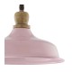 Ceiling Lights - Tygo - Handmade Pink with Wood Hanging Pendant Dar-TYG0103 - Tygo - Handmade Pink with Wood Hanging Pendant