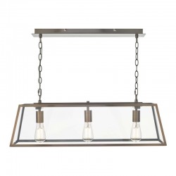 Academy - Antique Copper 3 Light over Island Fitting Academy - Antique Copper 3 Light over Island Fitting