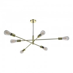 Alana - Adjustable Polished Gold 6 Light Centre Fitting Alana - Adjustable Polished Gold 6 Light Centre Fitting