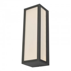 Arham - Anthracite LED Wall Lamp with Frosted Glass  Arham - Anthracite LED Wall Lamp with Frosted Glass