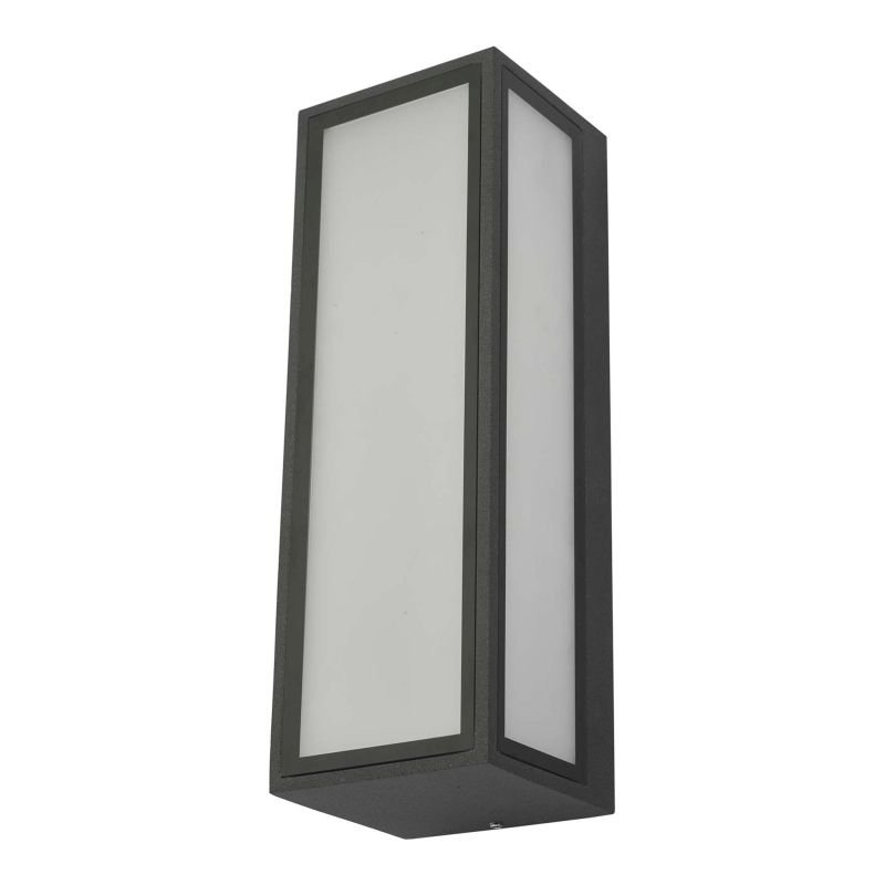 Dar-ARH2139 - Arham - LED Anthracite & Frosted Glass Wall Lamp