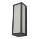 Dar-ARH2139 - Arham - LED Anthracite & Frosted Glass Wall Lamp