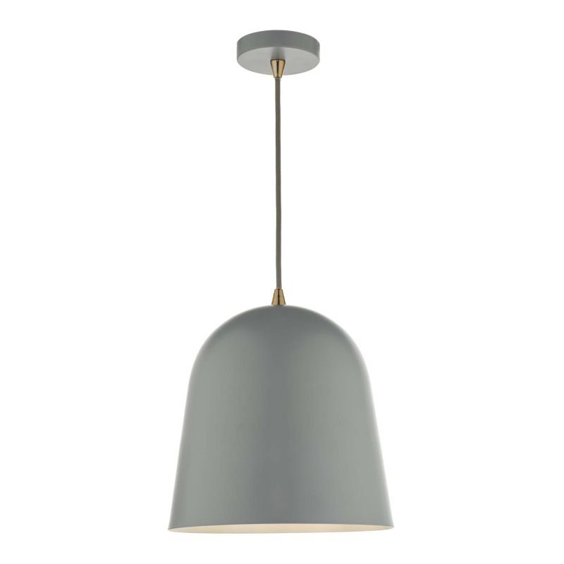Ceiling Lights - Baja - Small Grey Metal Hanging Pendant Dar-BAJ0139 - Baja - Small Grey Metal Hanging Pendant