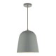Ceiling Lights - Baja - Small Grey Metal Hanging Pendant Dar-BAJ0139 - Baja - Small Grey Metal Hanging Pendant
