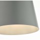 Ceiling Lights - Baja - Small Grey Metal Hanging Pendant Dar-BAJ0139 - Baja - Small Grey Metal Hanging Pendant