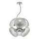 Ceiling Lights - Bibiana - Decorative Clear Glass with Chrome 6 Light Centre Fitting Dar-BIB0650 - Bibiana - Decorative Clear Glass with Chrome 6 Light Centre Fitting
