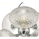Ceiling Lights - Bibiana - Decorative Clear Glass with Chrome 6 Light Centre Fitting Dar-BIB0650 - Bibiana - Decorative Clear Glass with Chrome 6 Light Centre Fitting