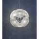 Ceiling Lights - Bibiana - Decorative Clear Glass with Chrome 6 Light Centre Fitting Dar-BIB0650 - Bibiana - Decorative Clear Glass with Chrome 6 Light Centre Fitting