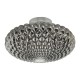 Ceiling Lights - Bibiana - Decorative Smoky Glass with Chrome Large Wall/Ceiling Lamp Dar-BIB3010 - Bibiana - Decorative Smoky Glass with Chrome Large Wall/Ceiling Lamp