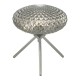 Table & Floor Lamp - Bibiana - Decorative Smoky Glass with Chrome Small Table Lamp Dar-BIB4110 - Bibiana - Decorative Smoky Glass with Chrome Small Table Lamp