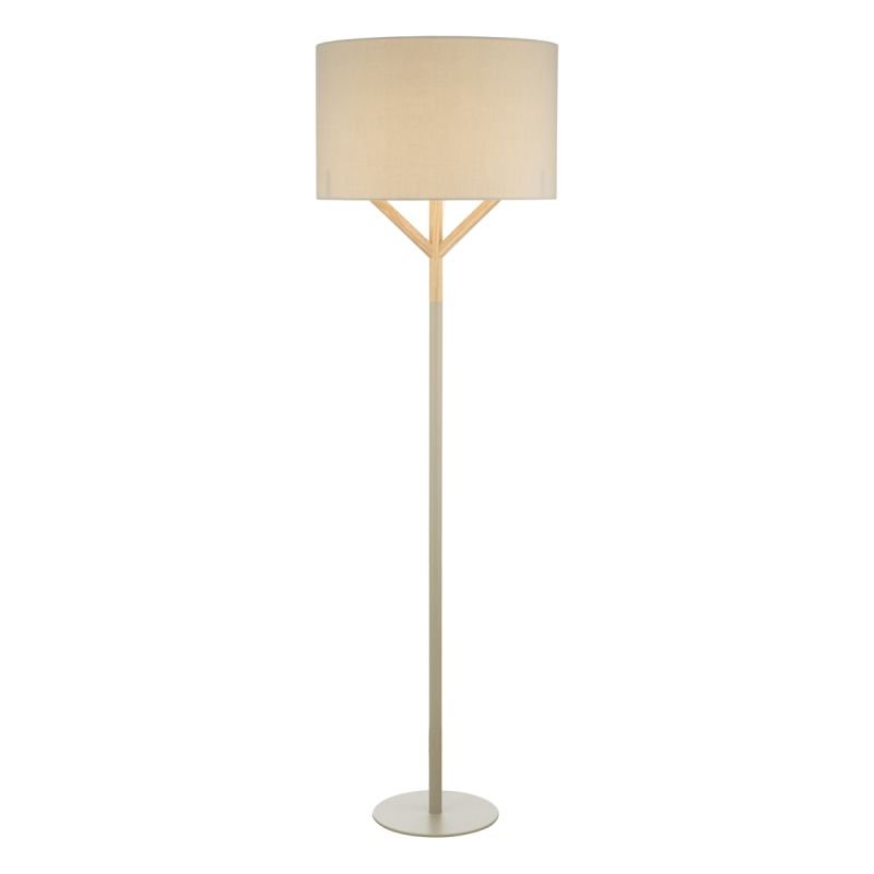 Table & Floor Lamp - Eatu - Grey & Wood Floor Lamp Dar-EAT4939 - Eatu - Grey & Wood Floor Lamp