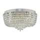 Dar-EIT5008 - Eitan - Crystal and Polished Chrome 9 Light Ceiling Lamp