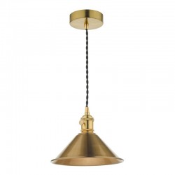 Hadano - Natural Brass Pendant with Aged Brass Shade Hadano - Natural Brass Pendant with Aged Brass Shade