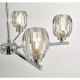 Dar-IDI5450 - Idina - Faceted Glass with Polished Chrome 5 Light Ceiling Lamp