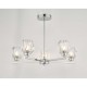 Dar-IDI5450 - Idina - Faceted Glass with Polished Chrome 5 Light Ceiling Lamp