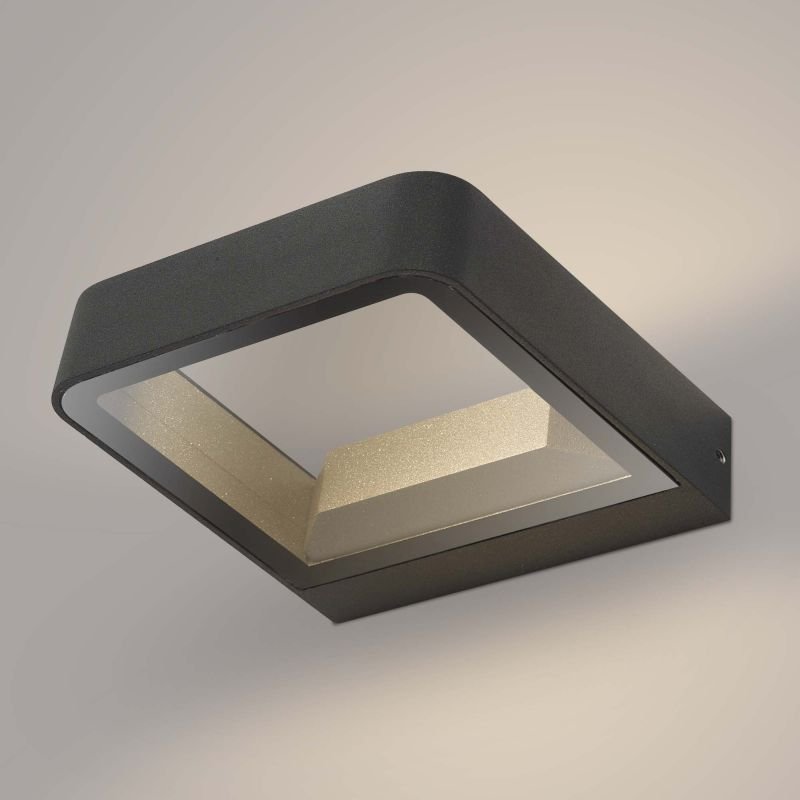 Dar-MAL3239 - Malone - Outdoor LED Square Anthracite Wall Lamp