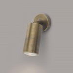 Ortega - Outdoor Antique Brass Single Spotlight   Ortega - Outdoor Antique Brass Single Spotlight