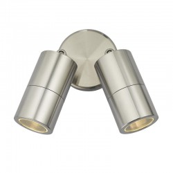 Ortega - Outdoor Aluminium Twin Spotlights  Ortega - Outdoor Aluminium Twin Spotlights