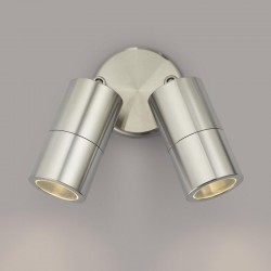 Ortega - Outdoor Aluminium Twin Spotlights  Ortega - Outdoor Aluminium Twin Spotlights