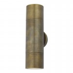 Ortega - Outdoor Antique Brass Up & Down Wall Lamp Ortega - Outdoor Antique Brass Up & Down Wall Lamp