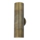Dar-ORT3275 - Ortega - Outdoor Antique Brass Up & Down Wall Lamp