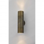 Ortega - Outdoor Antique Brass Up & Down Wall Lamp Ortega - Outdoor Antique Brass Up & Down Wall Lamp