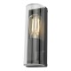 Dar-QUE1639 - Quenby - Outdoor Clear and Anthracite Wall Lamp